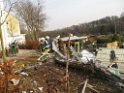 Gartenhaus in Koeln Vingst Nobelstr explodiert   P024